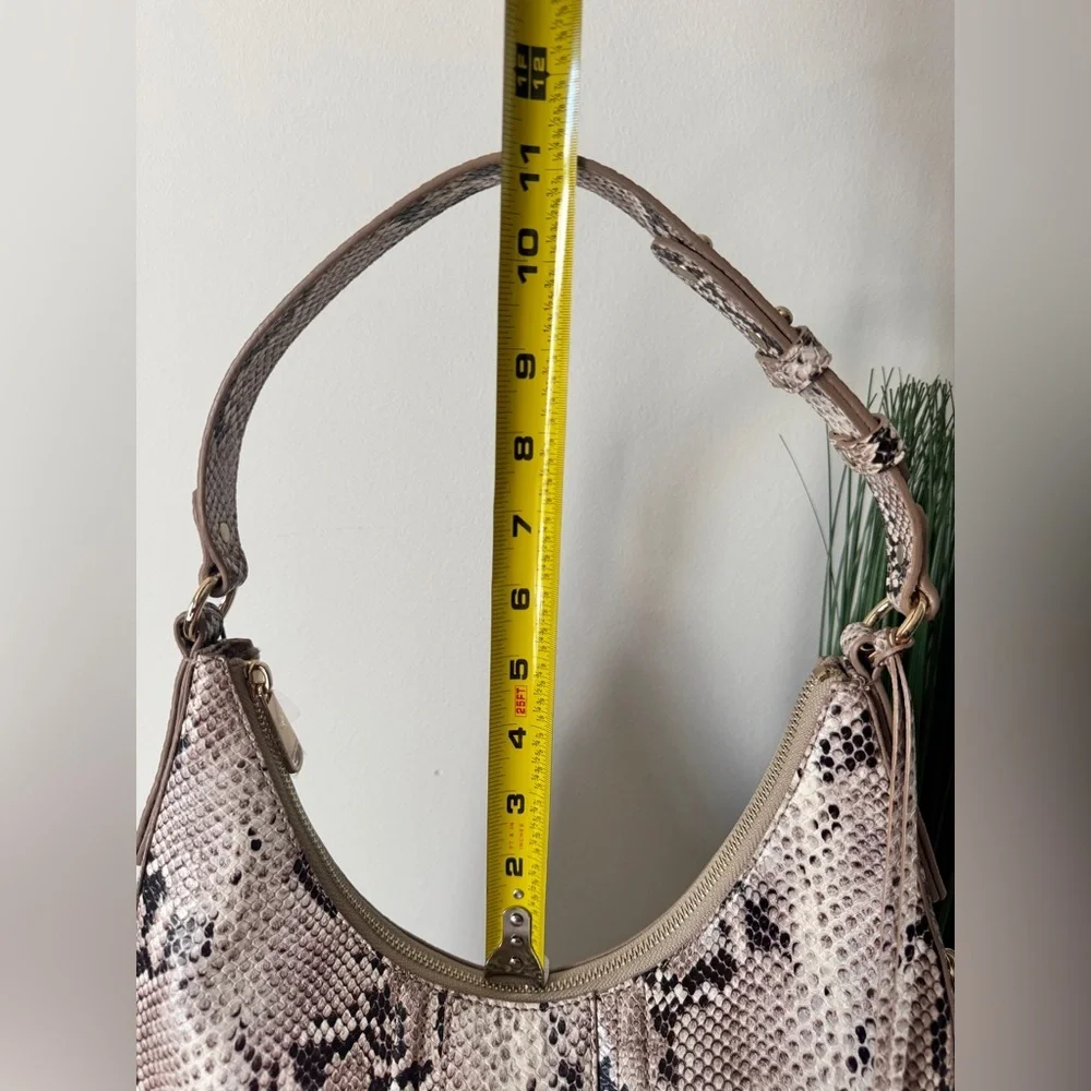 Brahmin Tabitha Beige Sandcastle Leather Shoulder NWT - Picture 14 of 15